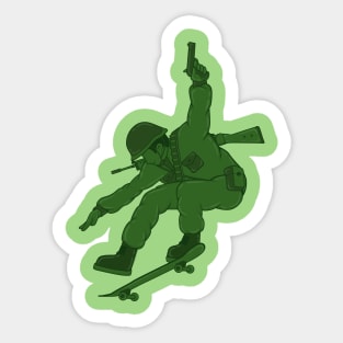 Skate Soldier Sticker